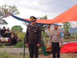 Apel Persada Wujud Penghormatan Terakhir Polres Lombok Utara Untuk Almarhum Purnawirawan Polri*