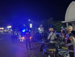 Polres Lombok Tengah Tingkatkan Patroli KRYD Guna Cegah Aksi Premanisme Pada Malam Hari.