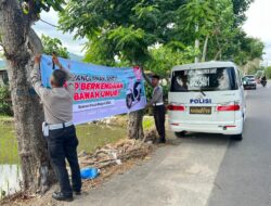 Kampanye Lalu Lintas di Gerung: Sayangi Anak, Stop Berkendara di Bawah Umur