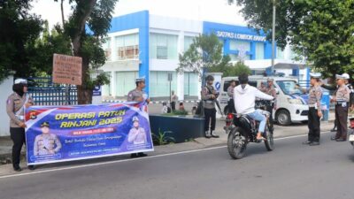 Keselamatan Lalu Lintas Diperkuat, Polres Lombok Barat Gelar Operasi Patuh Rinjani 2025