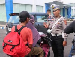 Keselamatan Lalu Lintas Jadi Fokus Operasi Patuh di Kecamatan Lembar