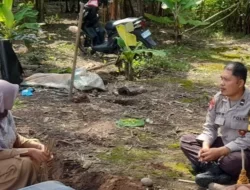 Aipda Ahyar Sambangi Petani Gelogor, Perkuat Program Ketahanan Pangan