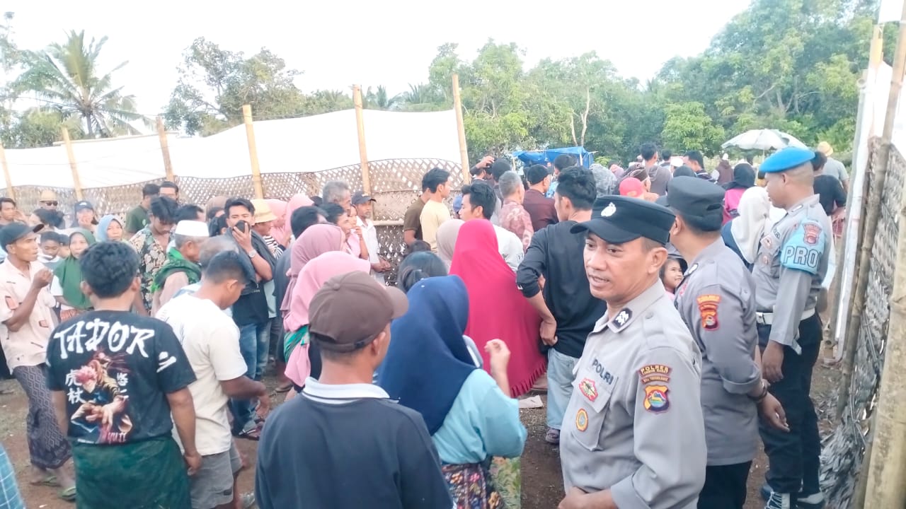 Peresean di Mareje Timur Berlangsung Kondusif, Polsek Lembar Dapat Apresiasi