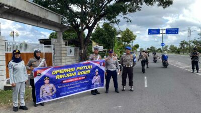 Kesadaran Lalu Lintas Masih Rendah, Polres Lombok Barat Gelar Razia di Bypass Bil 2
