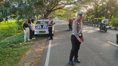 Cegah Balap Liar, Satlantas Aktif Patroli di Kecamatan Kediri