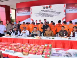 Jelang HUT Bhayangkara Ke-79, Kapolda Sulteng Pimpin Pemusnahan Barang Bukti Narkotika Sabu 40 Kg