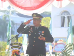 Polres Sumbawa Barat Gelar Upacara Hari Bhayangkara ke-79 dengan Khidmat di Lapangan Graha Fitrah