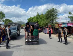 Cegah Kemacetan Lalulintas, Satsamapta Polres Bima Laksanakan PAM Pawai Budaya Peringatan HUT Ke-385 Kabupaten Bima