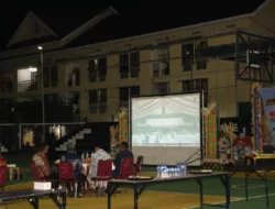 Polres Bima Kota Gelar Nobar Wayang Kulit Meriahkan HUT Bhayangkara ke-79