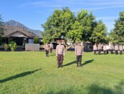 Kapolres Sumbawa Barat Pimpin Apel Pagi, Tekankan Penguatan Nilai Tri Brata dan Catur Prasetya