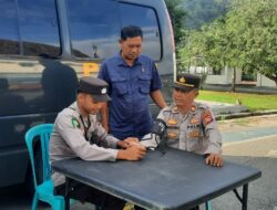 Jaga Kesehatan Personil, Seksi Dokes Polres Sumbawa Barat Rutin Lakukan Pemeriksaan Sebelum Apel