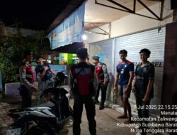 Sat Samapta Polres Sumbawa Barat Gelar Patroli Dialogis, Sasar Remaja di Kelurahan Menala
