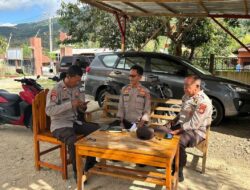 Sukseskan Program Prioritas Presiden RI, Bag SDM Polres Bima Cek Lahan Jagung Kuartal II dan III di Mapolsek Monta dan Parado