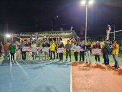 Penutupan Turnamen Voli Kapolres Sumbawa Barat Cup Se-Pulau Sumbawa Berlangsung Meriah
