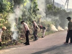 Polsek Asakota Bersama Instansi Kec. Asakota dan Aliansi Lintas Nusantara Gelar Gotong Royong Dukung Program “Bima BISA”