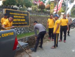 Personel Polsek Wawo Laksanakan Korvei Kebersihan Mako, Wujudkan Lingkungan Kerja yang Bersih dan Sehat