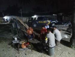 Cegah Tindak Pidana dan Kenakalan Remaja, Polsek Maluk Gencarkan Patroli Malam Minggu di Pantai Maluk