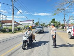 Satlantas Polres Dompu Gencarkan Penindakan di Tengah Operasi Patuh Rinjani 2025, Puluhan Pelanggar Roda Dua Terjaring