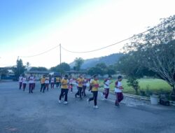 Ukur Kemampuan Fisik Anggota, Polres Sumbawa Barat Gelar Tes Kesamaptaan Jasmani Berkala Semester II Tahun 2025