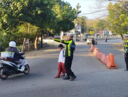 Demi Kelancaran Arus Lalulintas di Jam Sibuk, Satlantas Polres Bima Gelar PAM Rawan Pagi di Titik Rawan