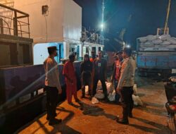 Polsek Kawasan Pelabuhan Laut Bima Gelar Patroli Rutin, Imbau Warga Jaga Keamanan Pelabuhan