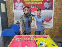 Asik Berpesta Narkoba, Dua Orang Berhasil Dibekuk Tim Opsnal Polres Sumbawa di Sebuah Kamar Kos Brangbiji