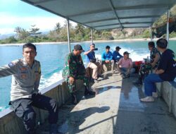 Anggota Jaga SPKT Polsek Jereweh Laksanakan Patroli Dialogis “MANTAP” di Wilayah Pesisir