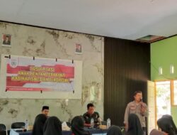 Sat Binmas Polres Sumbawa Barat Bersama Instansi Terkait Gelar Sosialisasi Cegah Paham Radikal dan Terorisme di Kalangan Pelajar