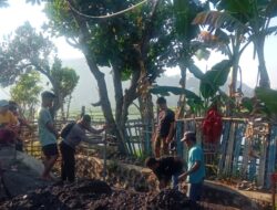 Bhabinkamtibmas Kelurahan Rite Laksanakan Gotong Royong Bersama Mahasiswa dan Warga Binaan