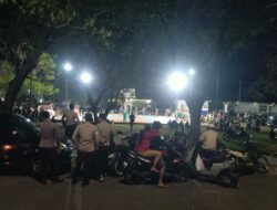 Patroli Malam Minggu Polsek Taliwang di Taman KTC, Wujudkan Kamtibmas yang Aman dan Nyaman