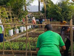 Bhabinkamtibmas Kuripan Edukasi Warga Pemanfaatan Pekarangan untuk Ketahanan Pangan