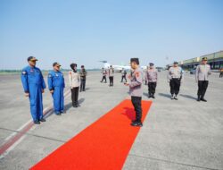 Kapolri Bertolak ke Lampung Groundbreaking SPPG Polri