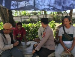 Polres Lombok Barat Ajak Pemuda Desa Perampuan Aktif Jaga Kamtibmas