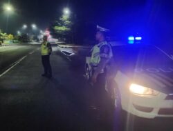 Satlantas Lombok Barat Intensifkan Patroli Malam di Baypass BIL untuk Cegah Balap Liar