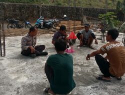 Bhabinkamtibmas Polres Bima Kota Gelar Jum’at Curhat dan Sosialisasi TPPO di Kelurahan Lelamase