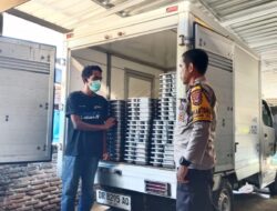 Bhabinkamtibmas Polres Bima Kota Laksanakan Monitoring Pendistribusian Makanan Bergizi di Kecamatan Asakota