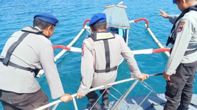 Jaga Laut Tetap Aman, Polairud Patroli Rutin di Perairan Sekotong
