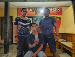 Curi Ponsel Saat Antar Galon, Seorang Pria Berhasil Diamankan Personel Polsek Utan