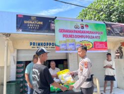 Polres Dompu gelar gerakan pangan murah untuk bantu stabilisasi harga beras