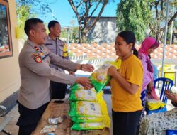 Polsek Rhee Gelar Gerakan Pangan Murah, Bantu Warga Dapatkan Beras dengan Harga Terjangkau