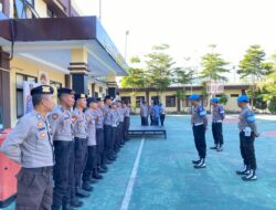 Si propam Polres Lombok Utara Dampingi Bid Propam Polda NTB Gelar Opsgaktiblin