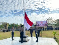 Polres Lombok Utara Gelar Upacara Peringatan HUT RI ke-80