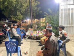 Personel Polsek Poto Tano Laksanakan Patroli Dialogis, Wujudkan Kamtibmas Kondusif