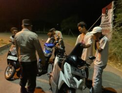 Cegah Kriminalitas, Polsek KPL Tano Rutin Gelar KRYD di Gerbang Pulau Sumbawa
