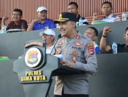 Pembukaan Turnamen Voli dan Tenis Lapangan Kapolres Bima Kota Cup I Tahun 2025 Meriahkan HUT RI ke-80