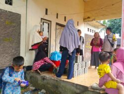 Bhabinkamtibmas Kelurahan Sasake Kawal Pendistribusian Makanan Bergizi Gratis