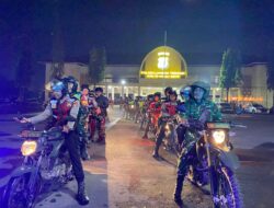 Patroli Skala Besar Cipta Kondisi TNI-Polri Jelang MotoGP 2025. ‎