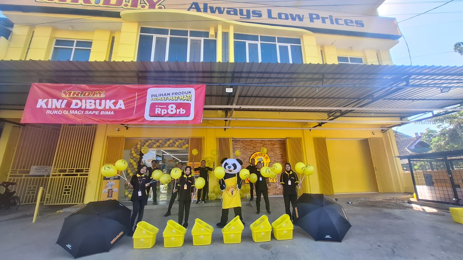 Ritel MR.DIY Ekspansi ke Bima, Promo Tas Belanja Gratis Menanti