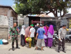 Babinsa dan Bhabinkamtibmas Beleka Tinjau Penyaluran LPG 3 Kg