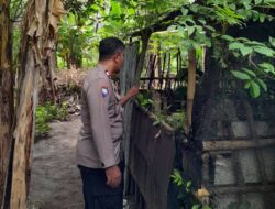 Bhabinkamtibmas Desa Senggigi Dorong Ketahanan Pangan Warga Krandangan